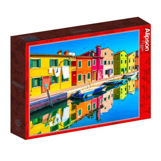 Puzzle Alipson Uma Pausa Em Burano, Itália 1000 Peças Puzzle Alipson Uma Pausa Em Burano, Itália 1000 Peças