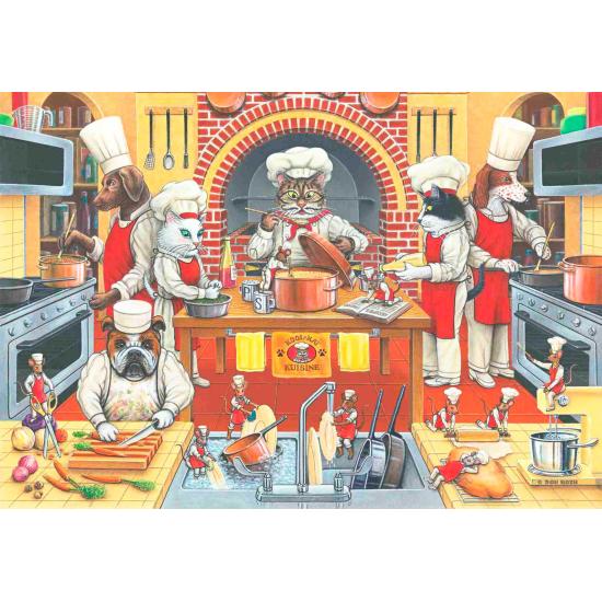 Puzzle Anatolian Animal Chef 500 peças