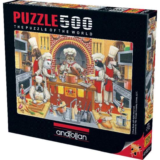 Puzzle Anatolian Animal Chef 500 peças