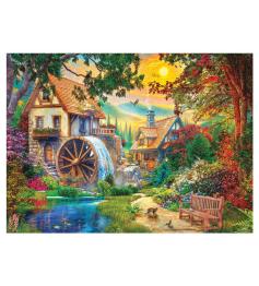 Puzzle Anatolian Pôr Do Sol No Moinho De Água 4000 Pçs