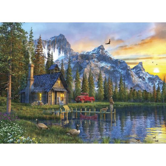 Puzzle Anatolian Pôr do sol na cabine 1000 peças