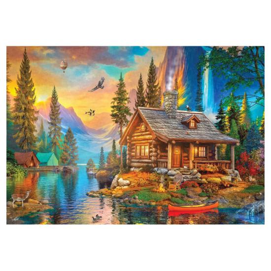 Puzzle Anatolian Pôr Do Sol Em Pine Mountain de 2000 peças