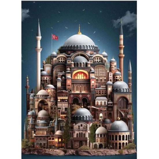 Puzzle Anatolian Ayasofya de 1000 Peças Puzzle Anatolian Ayasofya de 1000 Peças