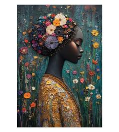 Puzzle Anatolian Linda Garota Africana 500 peças