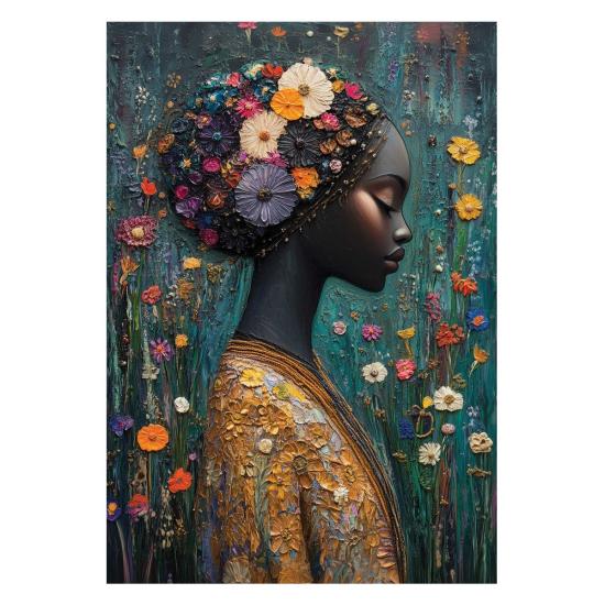 Puzzle Anatolian Linda Garota Africana 500 peças