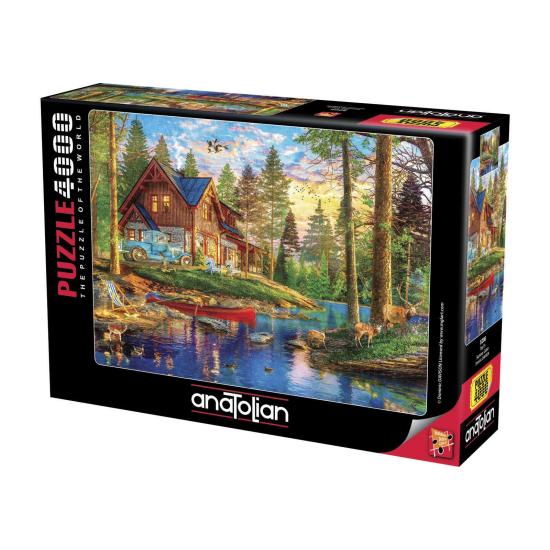 Puzzle Anatolian Cabana de Verão de 4000 Pçs Puzzle Anatolian Cabana de Verão de 4000 Pçs