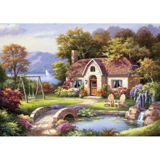 Puzzle Anatolian Cabana com Ponte de Pedra de 1500 peça