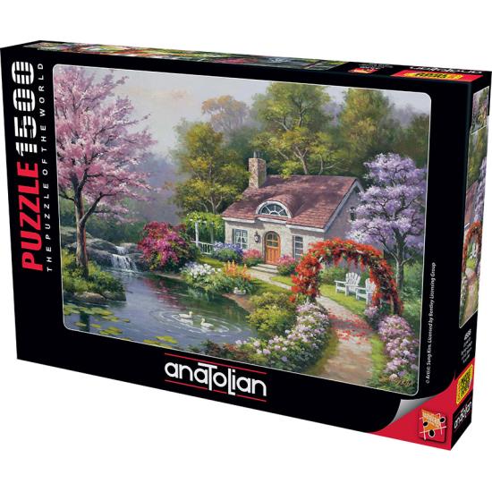 Puzzle Anatolian Cabana com Flores na Primavera 1500 Pcs
