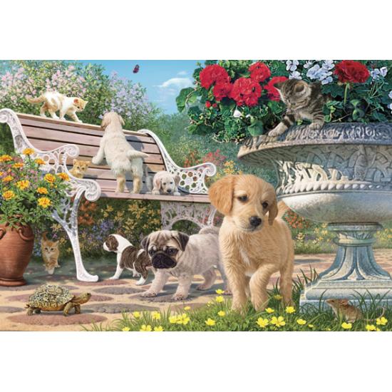 Puzzle Anatolian Cachorrinhos Brincando de Esconde-Esconde 260