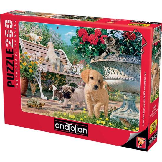 Puzzle Anatolian Cachorrinhos Brincando de Esconde-Esconde 260