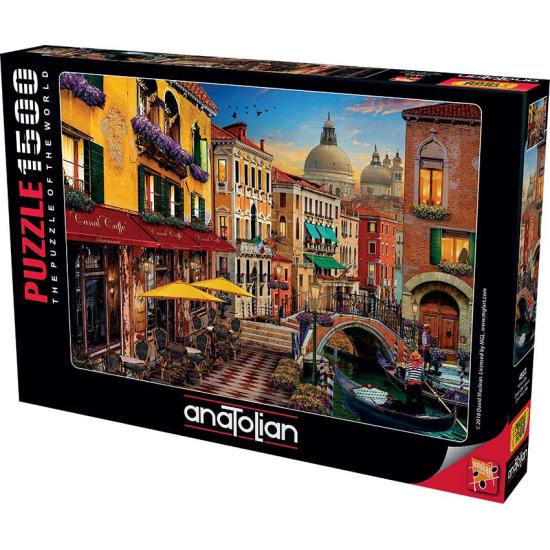 Puzzle Anatolian Café no Canal de Veneza 1500 Peças