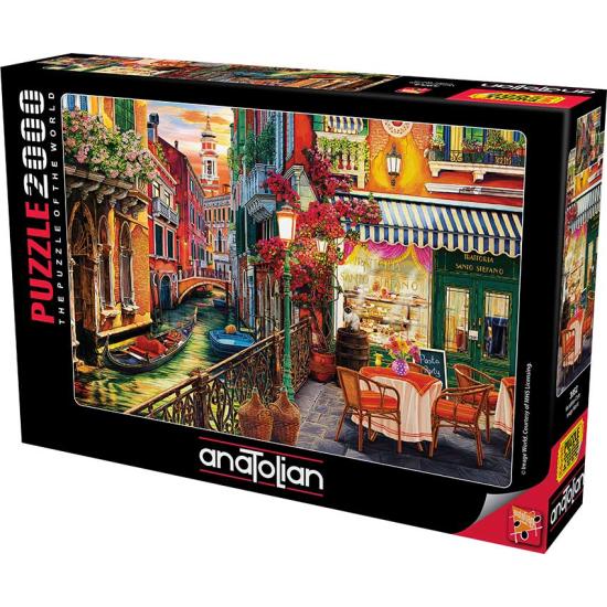 Puzzle Anatolian Cafe em Veneza 2000 peças
