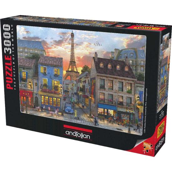 Puzzle Anatolian Ruas do centro de Paris 3000 peças