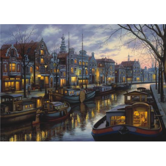 Puzzle do Canal da Anatólia de Amsterdã 1.500 peças