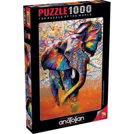 Puzzle Anatolian Cores Africanas 1000 Peças