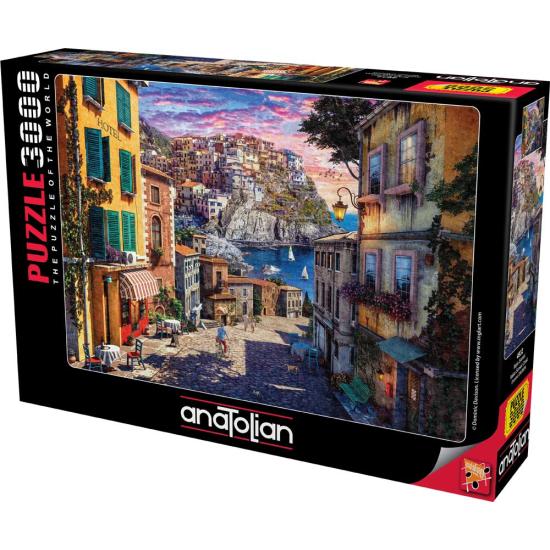Puzzle Anatolian Costa Italiana do pôr do Sol de 3000 Peças Puzzle Anatolian Costa Italiana do pôr do Sol de 3000 Peças
