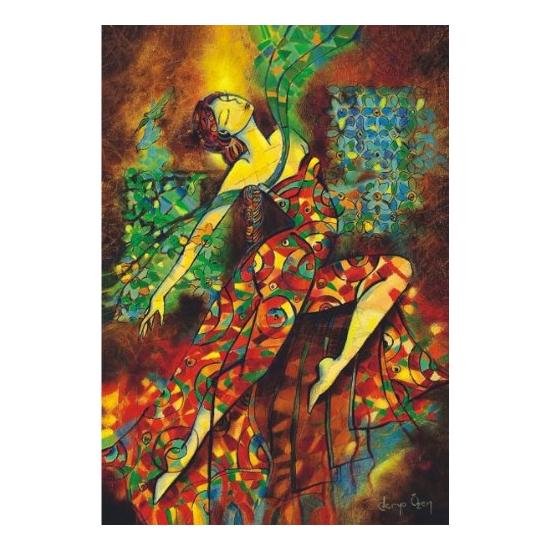 Puzzle de dança colorida da Anatólia 500 peças