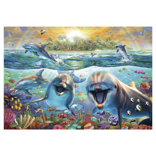 Puzzle Anatolian Golfinhos Rindo XXL de 260 pçs Puzzle Anatolian Golfinhos Rindo XXL de 260 pçs