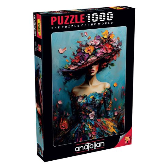 Puzzle Anatolian Efeito Flor 1000 Peças