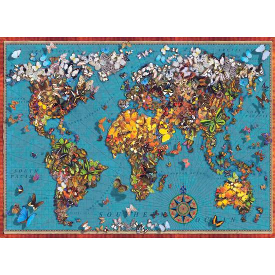 Puzzle Anatolian O Mundo das Borboletas 1000 Peças Puzzle Anatolian O Mundo das Borboletas 1000 Peças