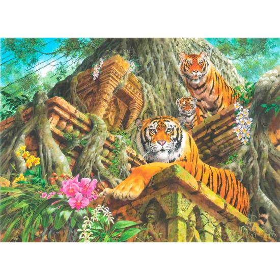 Puzzle Anatolian O Templo dos Tigres 1000 Peças