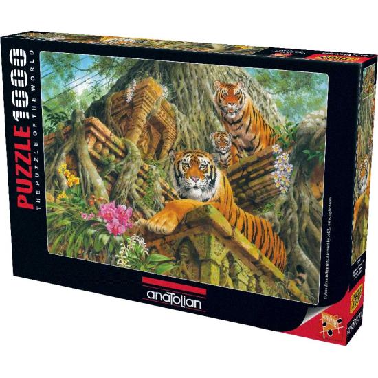 Puzzle Anatolian O Templo dos Tigres 1000 Peças