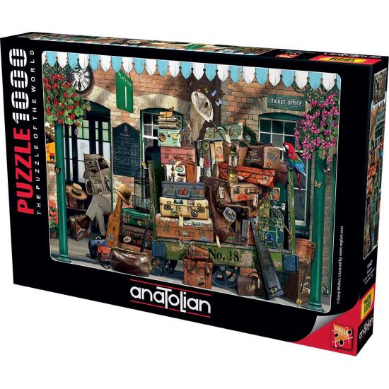 Puzzle Anatolian Na Estação de Trem de 1000 Peças