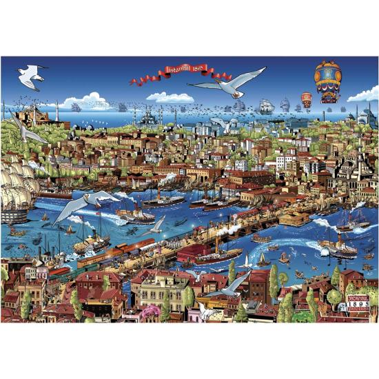 Puzzle Anatolian Istambul em 1895 de 3000 peças Puzzle Anatolian Istambul em 1895 de 3000 peças