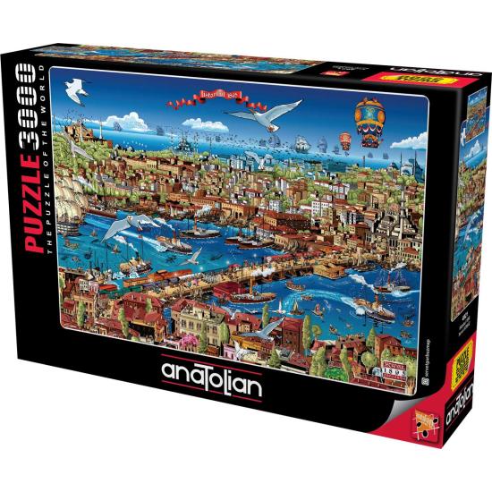 Puzzle Anatolian Istambul em 1895 de 3000 peças Puzzle Anatolian Istambul em 1895 de 3000 peças