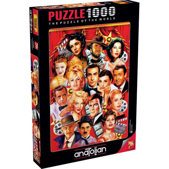 Puzzle Anatolian Estrelas de Hollywood de 1000 Peças