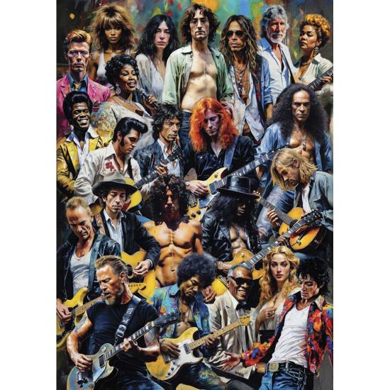 Puzzle Anatolian Estrelas do Rock de 1500 peças