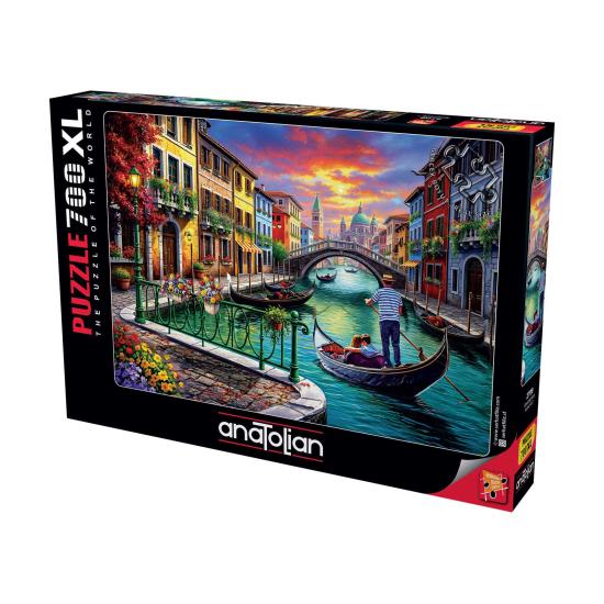 Puzzle Anatolian Gôndola preta XXL de 700 peças