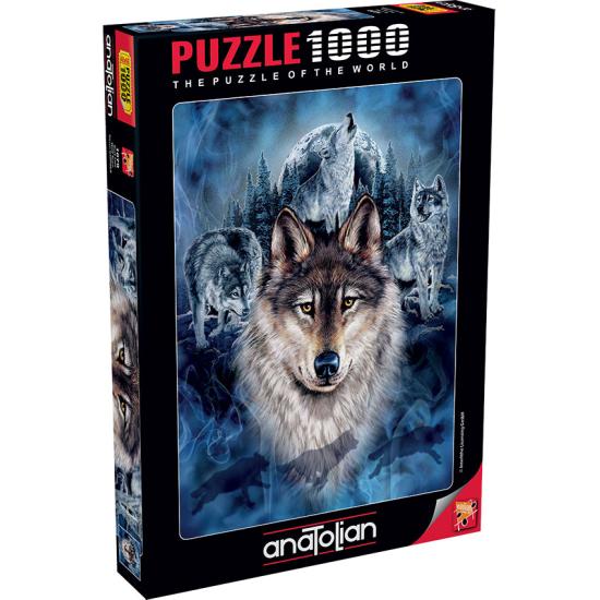 Puzzle Anatolian Grupo de Lobos de 1000 Peças