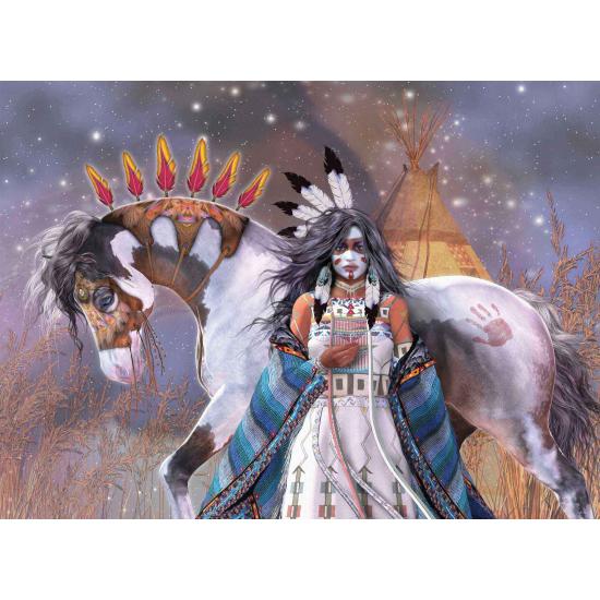 Puzzle Anatolian Guerreira Índia de 1000 Peças