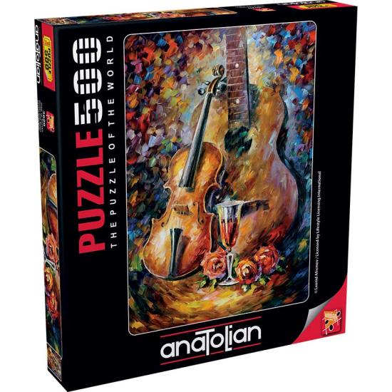 Puzzle Anatolian Guitarras e Violinos de 500 peças
