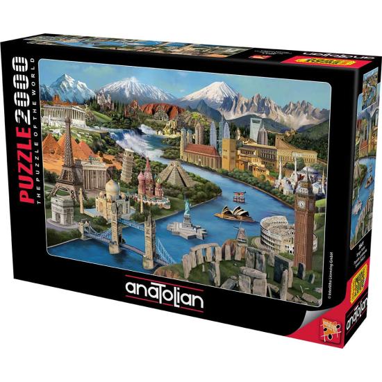 Puzzle Anatolian Monumentos do Mundo 2000 Peças