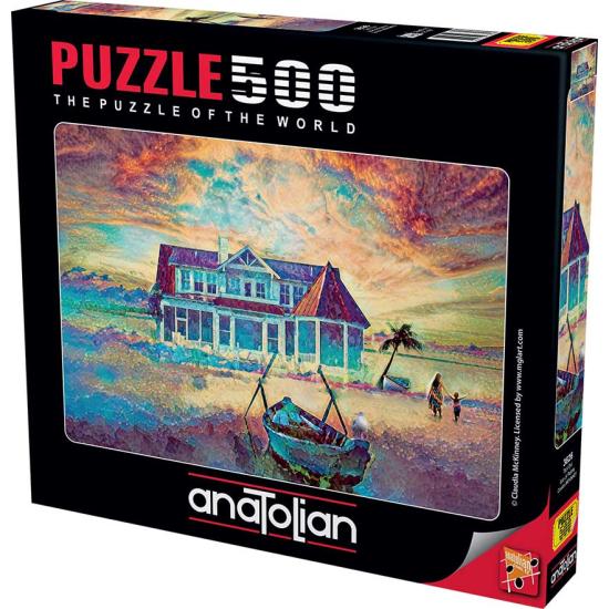 Puzzle Anatolian Ilha da Palmeira de 500 peças Puzzle Anatolian Ilha da Palmeira de 500 peças