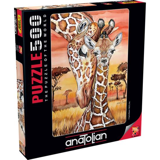Puzzle Anatolian Girafas de 500 peças