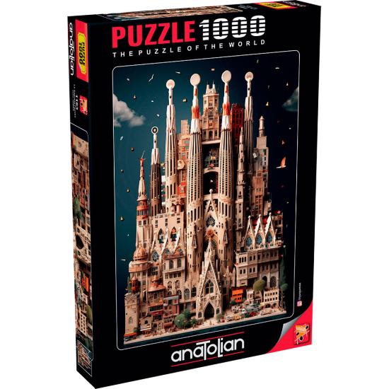 Puzzle Anatolian La Sagrada Familia de 1000 Peças Puzzle Anatolian La Sagrada Familia de 1000 Peças