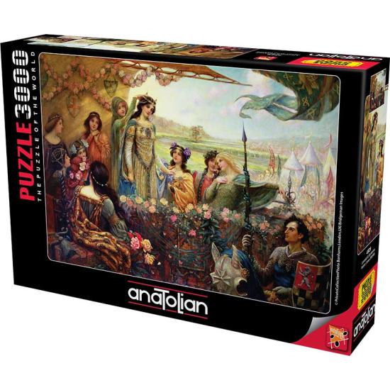 Puzzle Anatolian Lancelot e Guinevere de 3000 Pçs