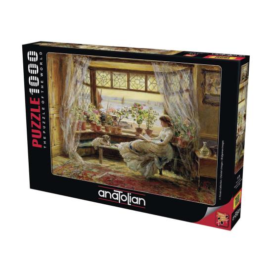 Puzzle Anatolian Lendo pela Janela 1000 Peças