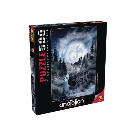 Puzzle Anatolian Lobo da Lua 500 peças