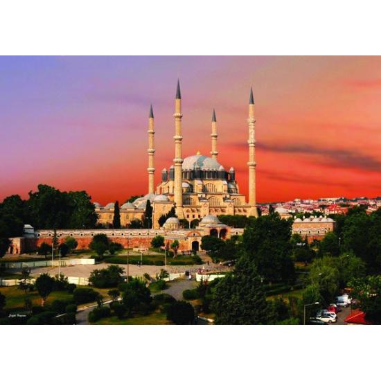 Mesquita Puzzle Anatolian Selimiye, Edirne 1500 Peças Mesquita Puzzle Anatolian Selimiye, Edirne 1500 Peças