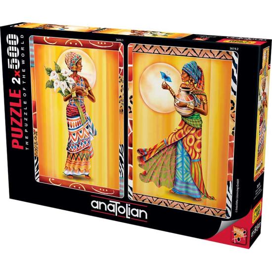 Puzzle Anatolian Mulheres Africanas 2 x 500 peças