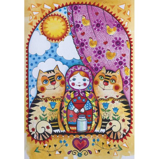 Puzzle Anatolian Boneca Matryoshka de 500 peças