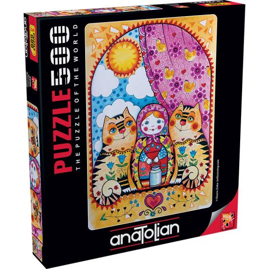 Puzzle Anatolian Boneca Matryoshka de 500 peças
