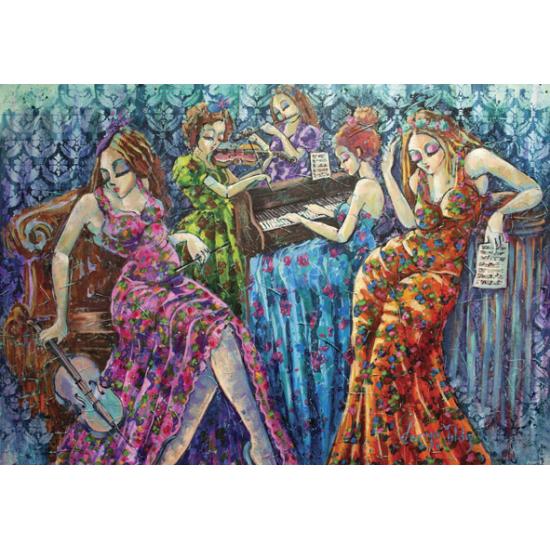 Puzzle Anatolian Notas de Cheias de Cores 2 x 500 peças