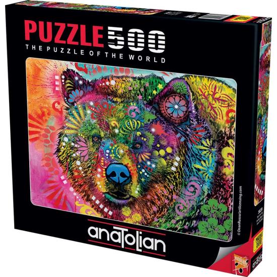 Puzzle Anatolian Urso Colorido de 500 peças