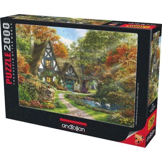 Puzzle Anatolian Outono na Cabine 2000 Peças Puzzle Anatolian Outono na Cabine 2000 Peças