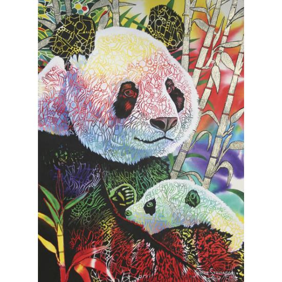Puzzle Anatolian Panda Arco-Íris de 1000 Peças